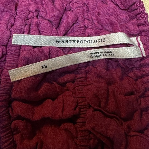 Anthropologie Smocked Waist Mini Dress - Picture 7 of 12